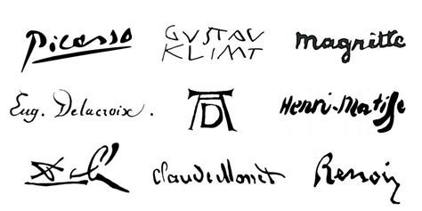 signatures